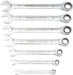 Proxxon Ring-Maulschlüsselset MicroSpeeder 7-teilig, Standardausführung -Abus Fahrrader Geschaft 148519