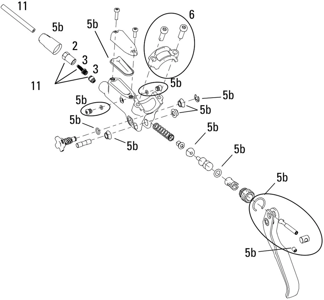 AVID Ersatzteile Juicy Carbon Bremshebel (2008) 3 AVID Ersatzteile Juicy Carbon Bremshebel (2008)