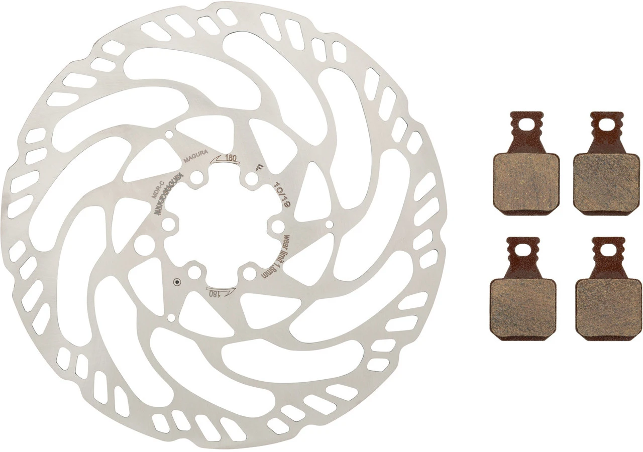 MAGURA MDR-C Bremsscheiben Und Belag Kit 6-Loch 180 Mm 3 MAGURA MDR-C Bremsscheiben Und Belag Kit 6-Loch 180 Mm