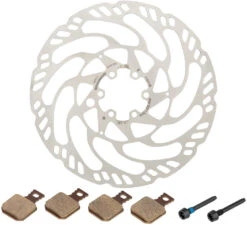 MAGURA MDR-C Bremsscheiben Und Belag Kit 6-Loch 180 Mm 9 MAGURA MDR-C Bremsscheiben Und Belag Kit 6-Loch 180 Mm -Abus Fahrrader Geschaft 295342