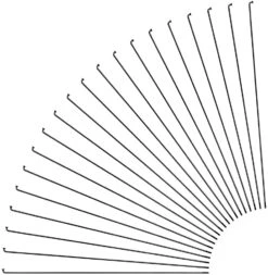 Sapim Leader J-Bend Speichen + Nippel - 20 Stück -Abus Fahrrader Geschaft 357585