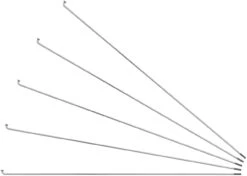 Sapim Leader J-Bend Speichen + Nippel - 5 Stück -Abus Fahrrader Geschaft 357913