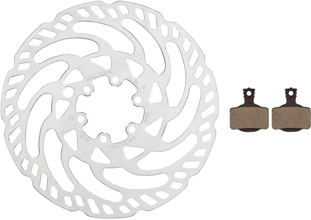 MAGURA MDR-C Bremsscheiben Und Belag Kit 6-Loch 160 Mm 3 MAGURA MDR-C Bremsscheiben Und Belag Kit 6-Loch 160 Mm