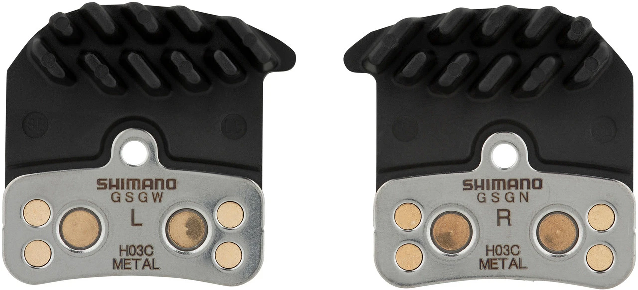 Shimano Bremsbeläge H03C Für Saint, ZEE, XT 4 Shimano Bremsbeläge H03C Für Saint, ZEE, XT – Bild 2