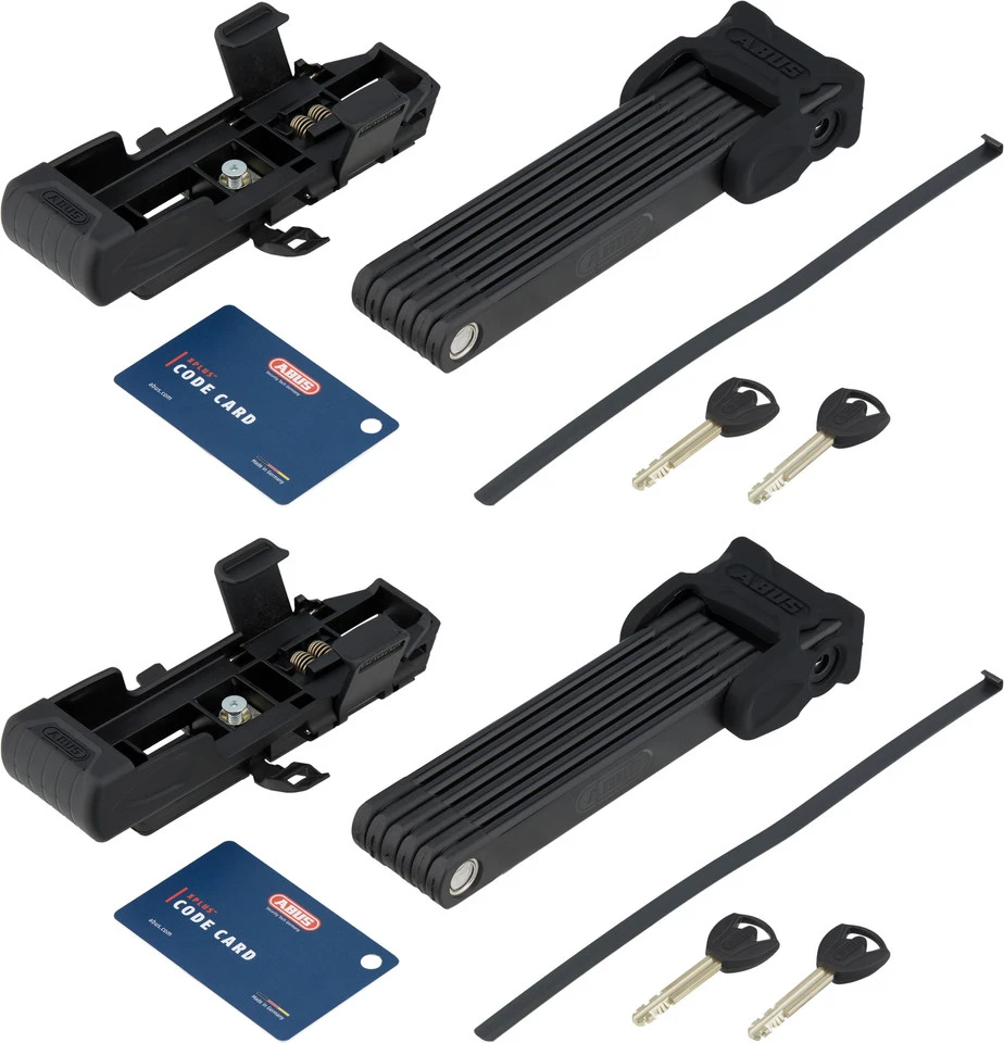 Abus Bordo 6000K Faltschloss Mit SH Halter Gleichschließendes TwinSet 7 Abus Bordo 6000K Faltschloss Mit SH Halter Gleichschließendes TwinSet – Bild 5