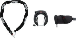 Abus Pro Shield XPlus 5955 NR Rahmenschloss+Einsteckkette+ST-Tasche - OEM