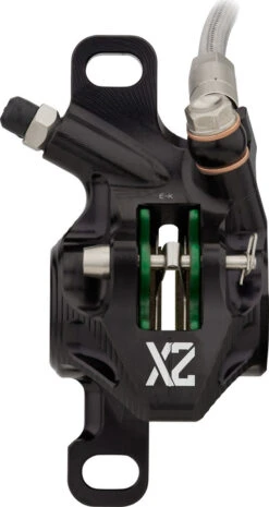 HOPE Tech 4 X2 V+h Set Scheibenbremse Mit Stahlflexleitung -Abus Fahrrader Geschaft 453876