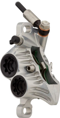 HOPE Tech 4 V4 V+h Set Scheibenbremse Mit Kunststoffleitung -Abus Fahrrader Geschaft 456874