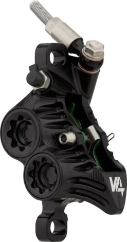 HOPE Tech 4 V4 V+h Set Scheibenbremse Mit Stahlflexleitung -Abus Fahrrader Geschaft 459491