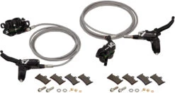 HOPE Tech 4 V4 V+h Set Scheibenbremse Mit Stahlflexleitung -Abus Fahrrader Geschaft 459497